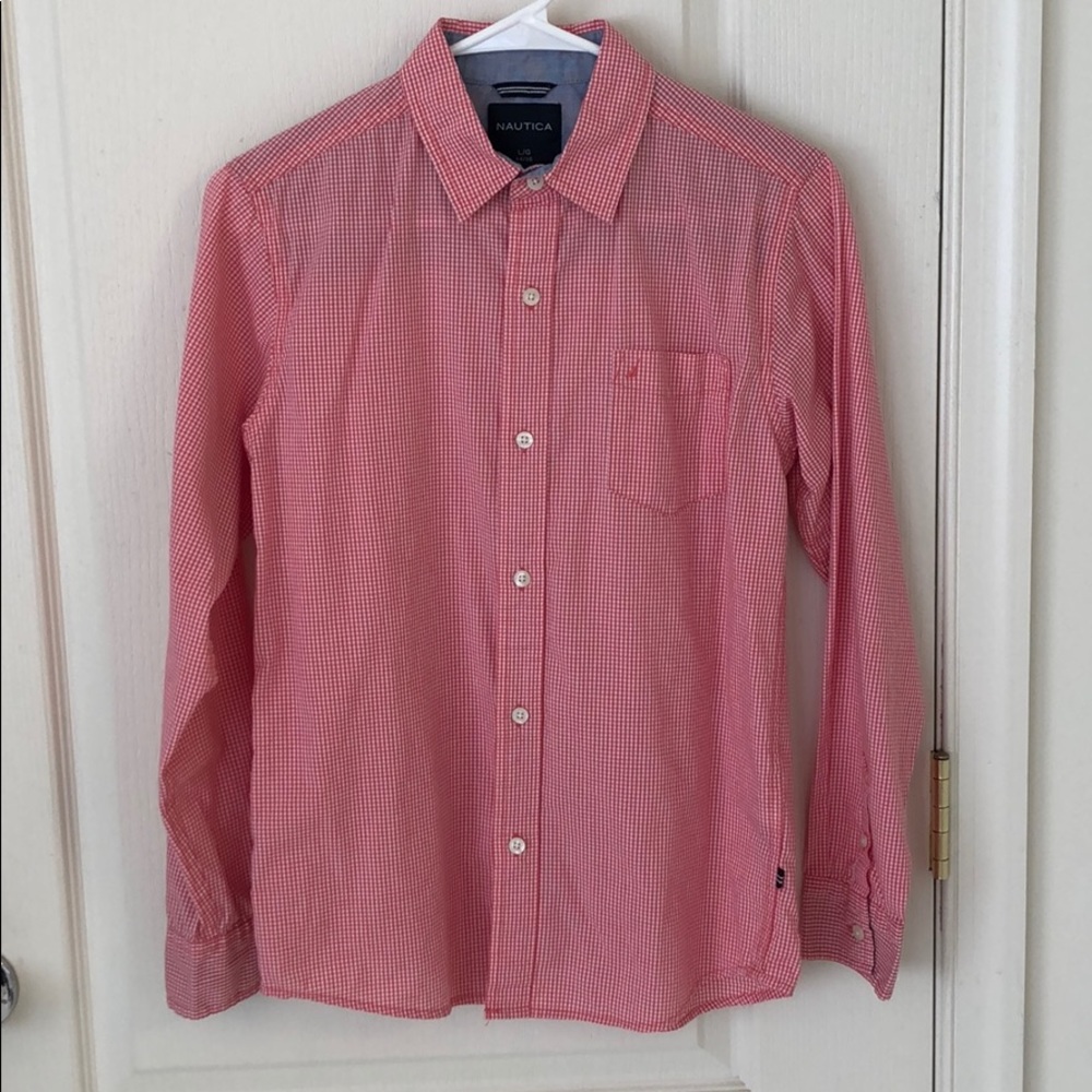 Nautica Long Sleeve Button Down Shirt